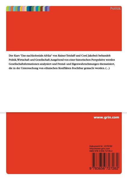Produktbild: Das nachkoloniale Afrika