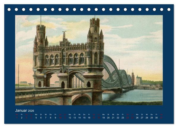 Produktbild: Lebendiges Hamburg von 1888 bis 1918 (Tischkalender 2026 DIN A5 quer), CALVENDO Monatskalender