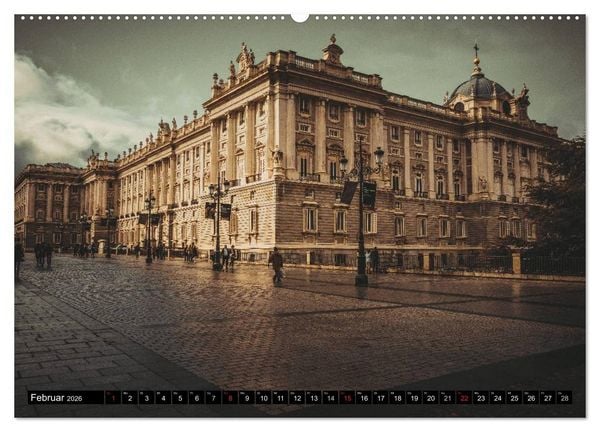 Produktbild: Hauptstadt Madrid (Wandkalender 2026 DIN A2 quer), CALVENDO Monatskalender