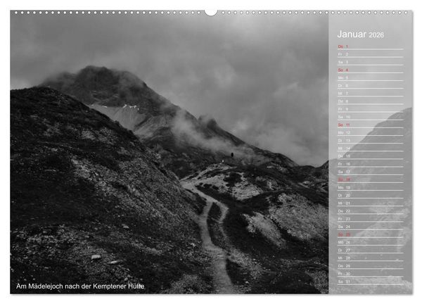 Produktbild: Alpen&uuml;berquerung (hochwertiger Premium Wandkalender 2026 DIN A2 quer), Kunstdruck in Hochglanz