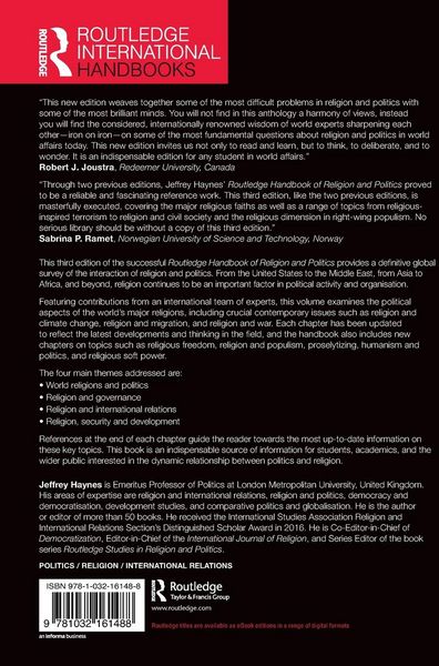 Produktbild: Routledge Handbook of Religion and Politics