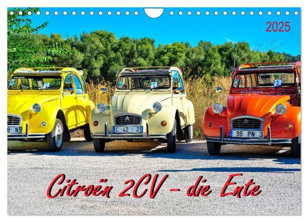 Produktbild: Citro&euml;n 2CV - die Ente (Wandkalender 2025 DIN A4 quer), CALVENDO Monatskalender