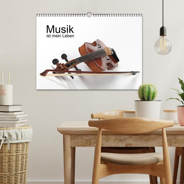 Produktbild: Musik ist mein Leben (Wandkalender 2026 DIN A3 quer), CALVENDO Monatskalender