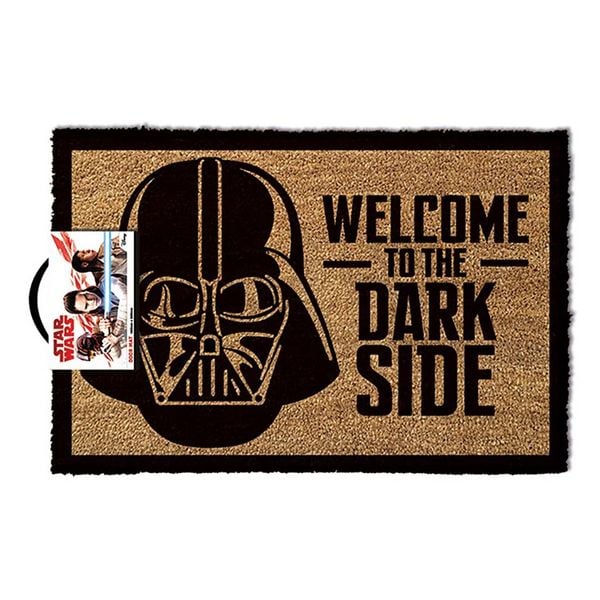 STAR WARS WELCOME TO THE DARKSIDE DOORMAT