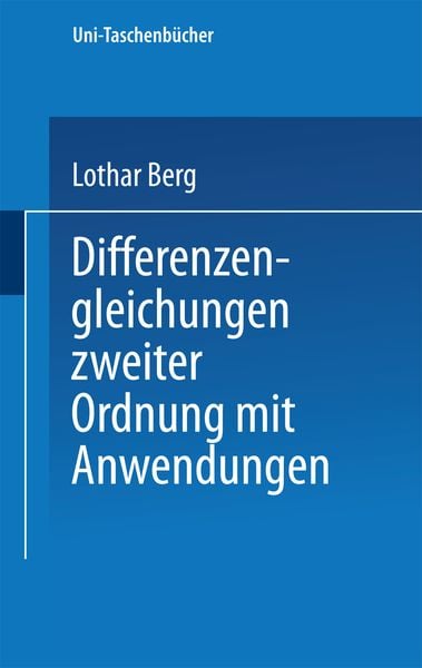 Produktbild: Differenzengleichungen zweiter Ordnung mit Anwendungen
