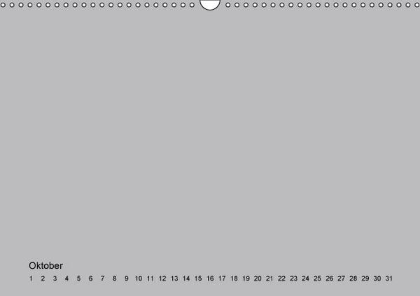 Produktbild: Geburtstags - Bastelkalender - Grau (Wandkalender immerw&auml;hrend DIN A3 quer)