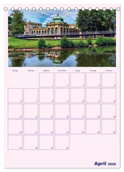 Produktbild: Rund um Bayern (Tischkalender 2026 DIN A5 hoch), CALVENDO Monatskalender