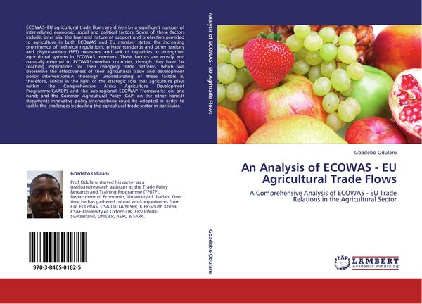 Produktbild: An Analysis of ECOWAS - EU Agricultural Trade Flows