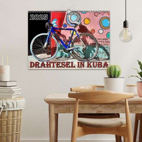Produktbild: Drahtesel in Kuba (Wandkalender 2026 DIN A3 quer), CALVENDO Monatskalender