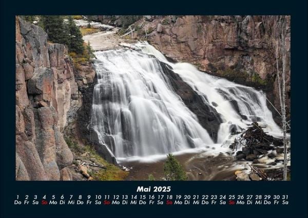 Produktbild: Wasserf&auml;lle 2025 Fotokalender DIN A4