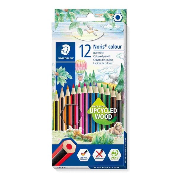Produktbild: Noris Schreib- und Zeichbedarf Noris colour 185 Buntstifte, 12er Set