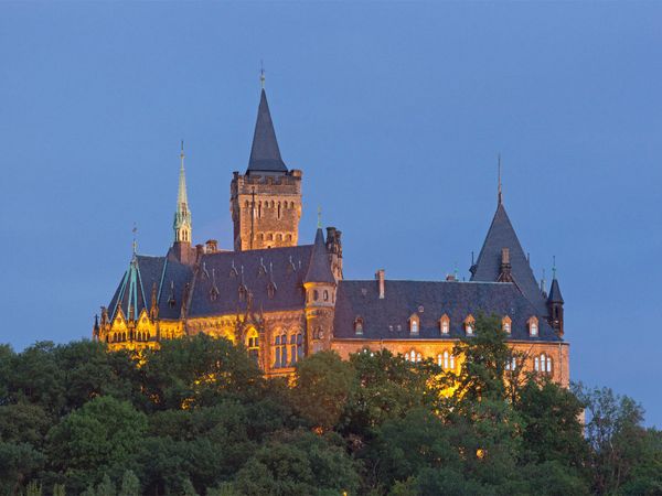 Produktbild: CALVENDO Puzzle Schloss, Wernigerode | 1000 Teile Lege-Gr&ouml;&szlig;e 64x48cm Foto-Puzzle f&uuml;r gl&uuml;ckliche Stunden
