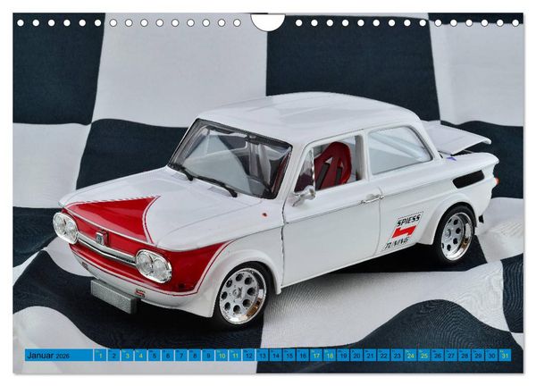 Produktbild: NSU TT CUP Auch im Kleinen ganz Gro&szlig; (Wandkalender 2026 DIN A4 quer), CALVENDO Monatskalender