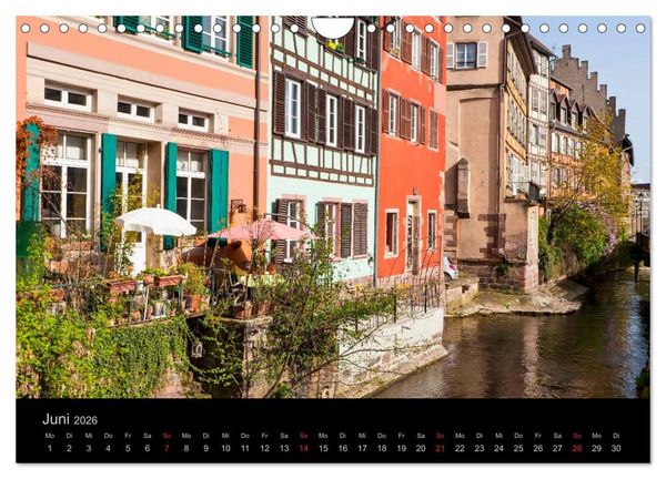 Produktbild: Stra&szlig;burg Impressionen (Wandkalender 2026 DIN A4 quer), CALVENDO Monatskalender