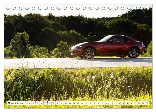 Produktbild: Ich liebe Miata (Tischkalender 2026 DIN A5 quer), CALVENDO Monatskalender