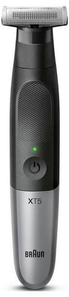 Produktbild: Braun XT5200 (V2) Pr&auml;zisions Trimmer, K&ouml;rperhaartrimmer, Bartschneider abwaschbar Schwarz, Silber