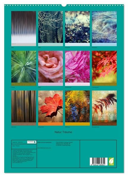 Produktbild: Natur Tr&auml;ume (hochwertiger Premium Wandkalender 2026 DIN A2 hoch), Kunstdruck in Hochglanz