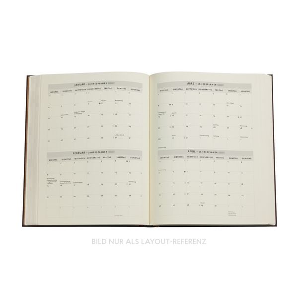 Produktbild: 12-Monatskalender 2027 Jane Austen, &Uuml;berredung Ultra Tages&uuml;berblick