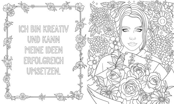 Produktbild: Flower moments &ndash; Traumhafte Bl&uuml;ten-Motive ausmalen und entspannen