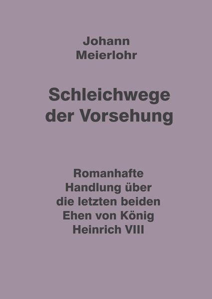 Produktbild: Schleichwege der Vorsehung