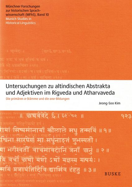 Produktbild: Untersuchungen zu altindischen Abstrakta und Adjektiven im Rigveda und Atharvaveda