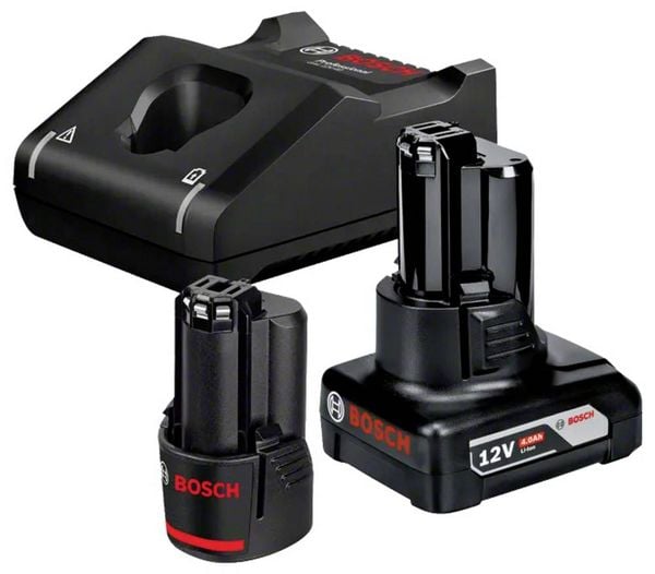 Produktbild: Bosch Professional 1600A01NC9 GAL 12V-40 + 1x GBA 12V 2.0Ah + 1x GBA 12V 4.0Ah Werkzeug-Akku und Ladeger&auml;t 12 V 2 Ah, 6 Ah Li-Ion