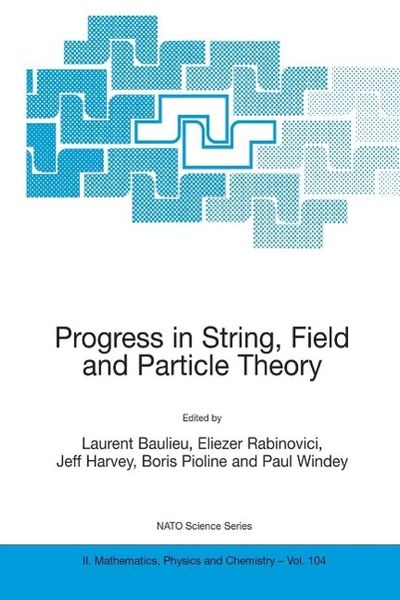 Produktbild: Progress in String, Field and Particle Theory