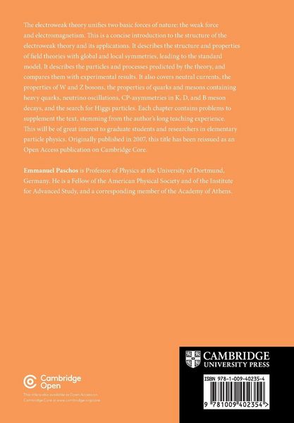 Produktbild: Electroweak Theory