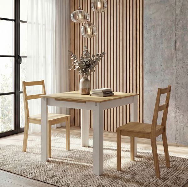 Produktbild: Esstisch K&uuml;chentisch Pesoli ausziehbar 80-120 cm