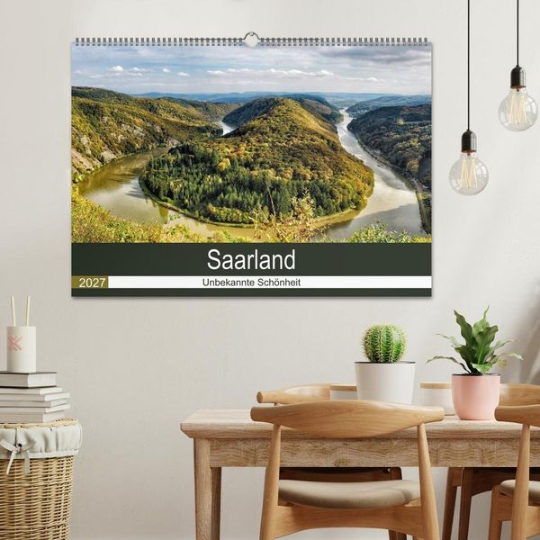 Produktbild: Saarland - unbekannte Sch&ouml;nheit (Wandkalender 2027 DIN A2 quer), CALVENDO Monatskalender
