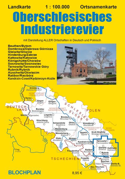 Produktbild: Landkarte Oberschlesisches Industrierevier