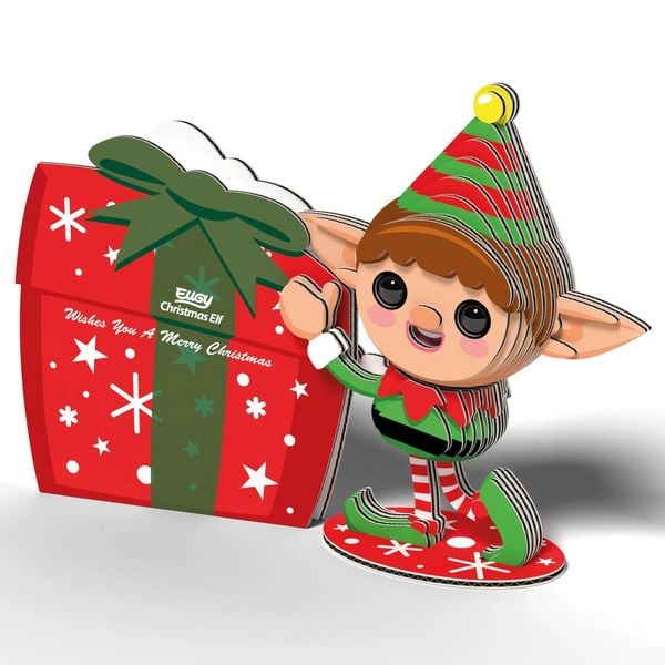 Produktbild: EUGY - 3D Bastelset Weihnachtself