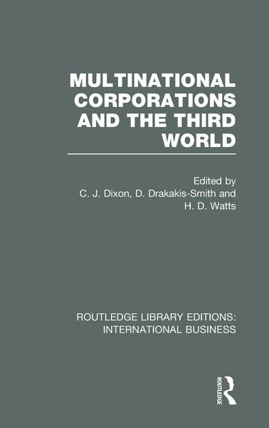 Produktbild: Multinational Corporations and the Third World (RLE International Business)
