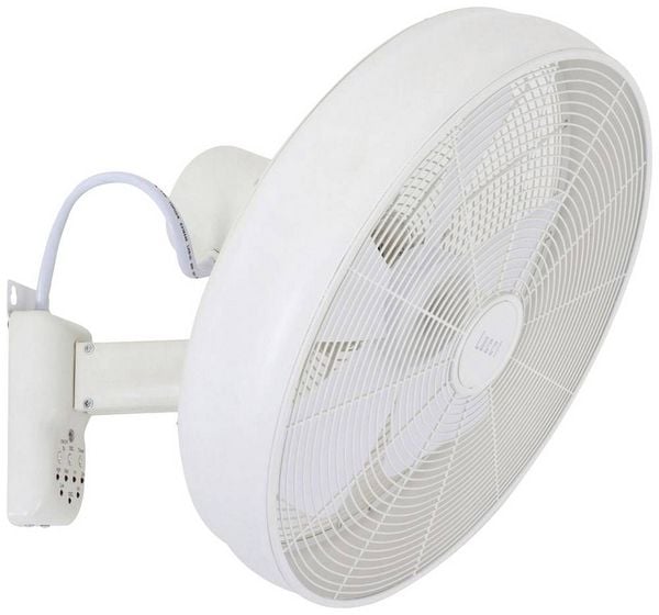 Produktbild: Lucci AIR Breeze Wandventilator 50W (&Oslash;) 460mm Wei&szlig; Schwenkbar
