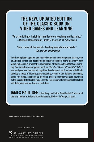 Produktbild: What Video Games Have to Teach Us About Learning and Literacy. Se