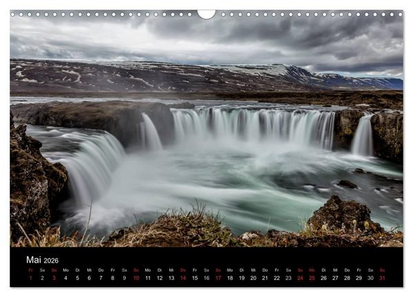 Produktbild: Island &ndash; Wunder aus Wasser (Wandkalender 2026 DIN A3 quer), CALVENDO Monatskalender