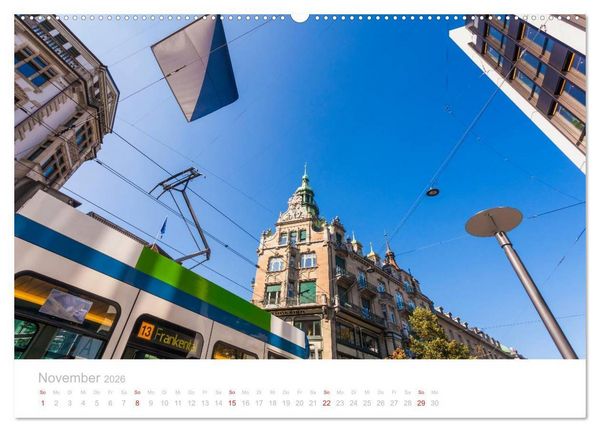 Produktbild: Z &Uuml; R I C H Impressionen (hochwertiger Premium Wandkalender 2026 DIN A2 quer), Kunstdruck in Hochglanz