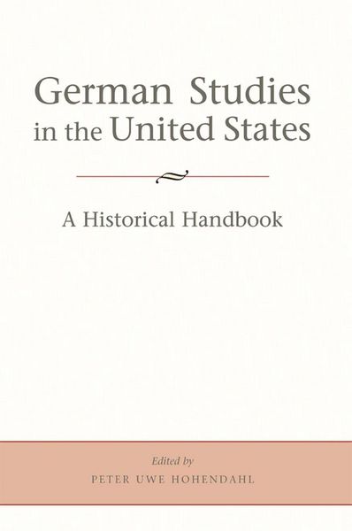 Produktbild: German Studies in the United States