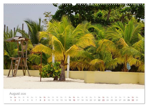 Produktbild: JAMAIKA Reggae, Rastafari und paradiesische Natur. (Wandkalender 2026 DIN A2 quer), CALVENDO Monatskalender