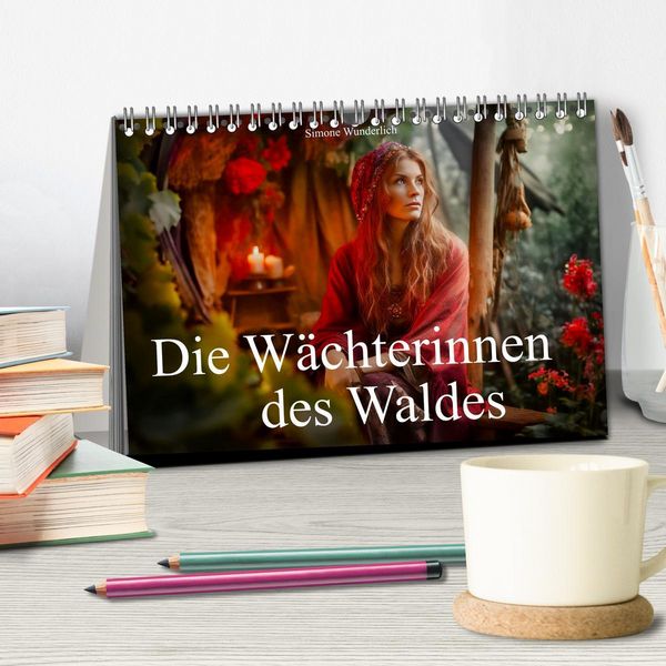 Produktbild: Die W&auml;chterinnen des Waldes (Tischkalender 2026 DIN A5 quer), CALVENDO Monatskalender