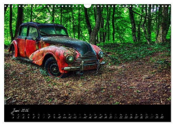 Produktbild: Oldtimer - verlassen verrostet vergessen (Wandkalender 2026 DIN A3 quer), CALVENDO Monatskalender