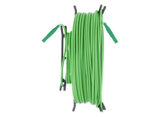 Produktbild: Metrel A 1608 Sicherheits-Messleitung Bananenstecker 4mm Bananenstecker 4mm 20m Gr&uuml;n 1St.