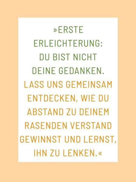 Produktbild: Die 1-Minuten-Strategie gegen Overthinking