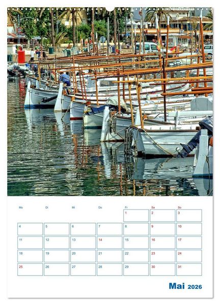 Produktbild: S&oacute;ller auf Mallorca &ndash; Terminplaner (hochwertiger Premium Wandkalender 2026 DIN A2 hoch), Kunstdruck in Hochglanz