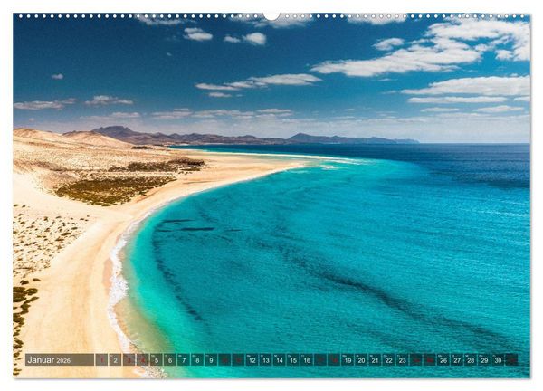 Produktbild: Die Kanarische Inseln Teneriffa, Gran Canaria und Fuerteventura (Wandkalender 2026 DIN A2 quer), CALVENDO Monatskalender