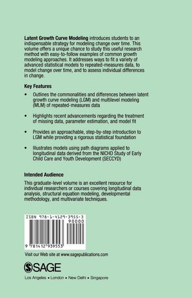 Produktbild: Latent Growth Curve Modeling