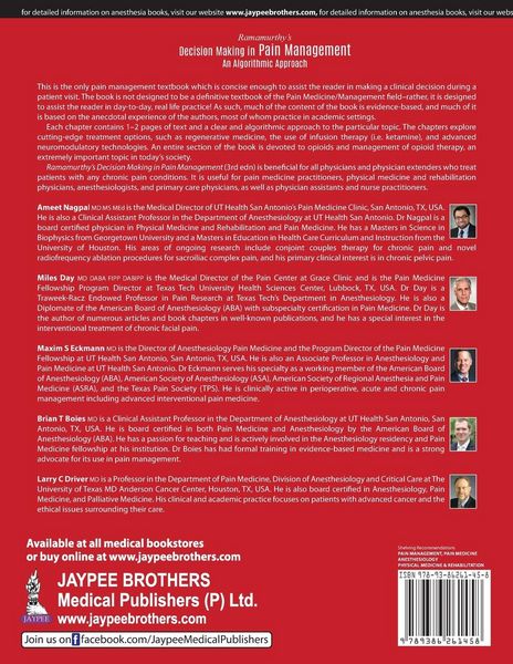 Produktbild: Ramamurthy's Decision Making in Pain Management