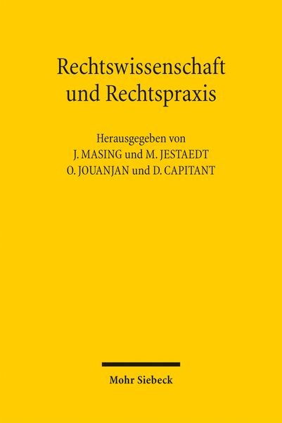 Produktbild: Rechtswissenschaft und Rechtspraxis