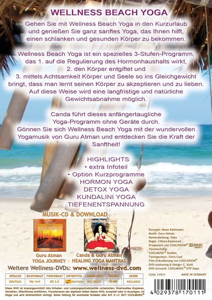 Produktbild: Wellness Beach Yoga - Sanfte Yoga-&Uuml;bungen zum Abnehmen