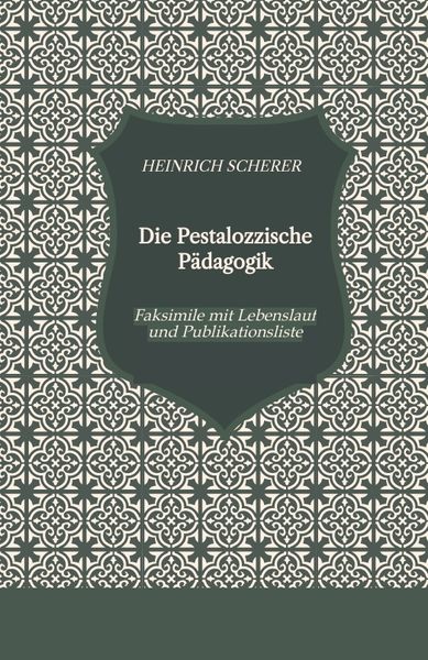 Produktbild: Scherer, H: Pestalozzische P&auml;dagogik